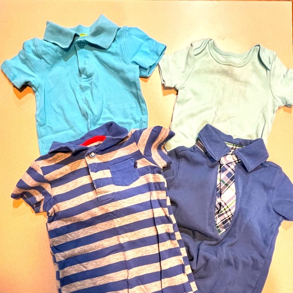 12 months boys onesie bundle (12 pieces) EUC - Picture 4 of 4